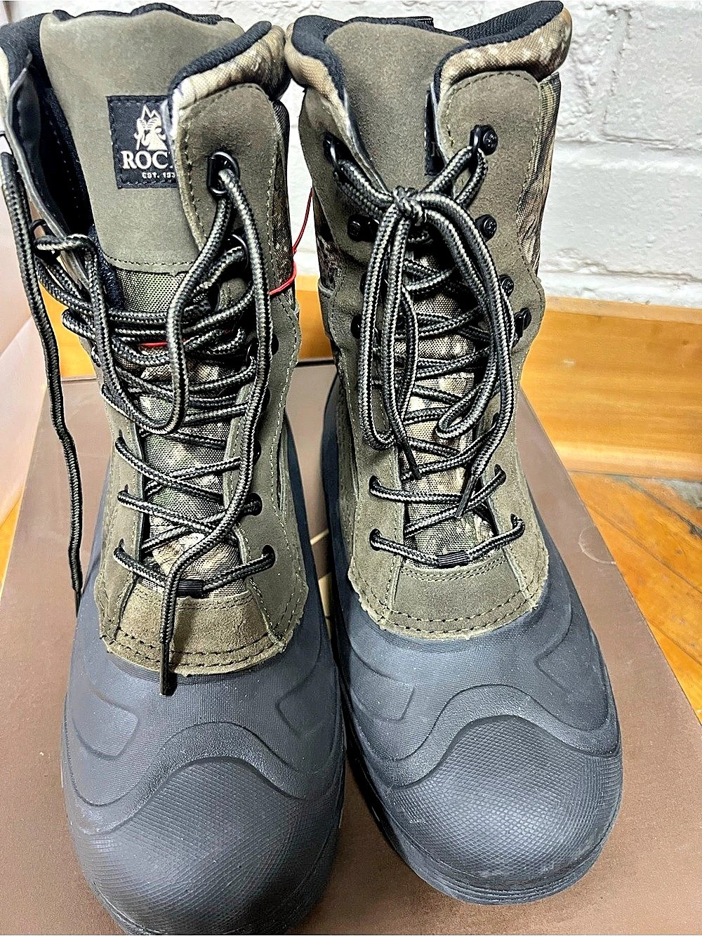Mens Rocky Weather Boots Camo Rain Snow Boots US 11 NWT